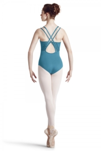 Tunique de danse adulte Bloch Ambryn Bondi Blue L3025