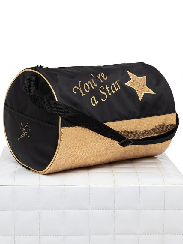 Capezio-Star-Barrel-Bag-black-b211